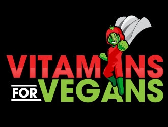 Vitamins for Vegans logo design by maze