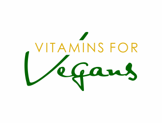 Vitamins for Vegans logo design by scolessi