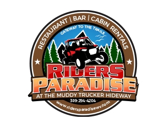 Riders Paradise  logo design by MarkindDesign
