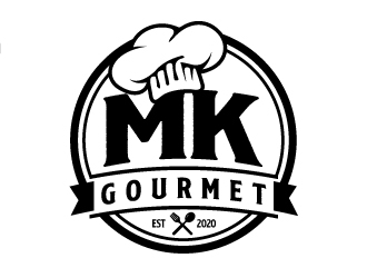 MK Gourmet logo design by jaize