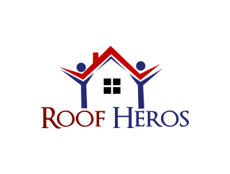 Roof Heros logo design by Greenlight