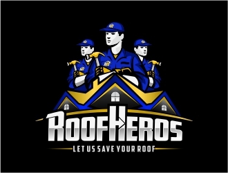 Roof Heros logo design by berewira