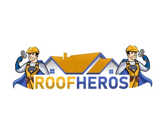 Roof Heros logo design by Shailesh