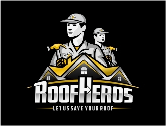 Roof Heros logo design by berewira