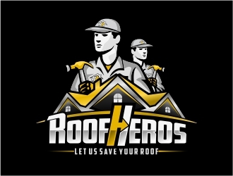 Roof Heros logo design by berewira