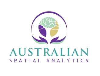 Australian Spatial Analytics logo design by nikkl