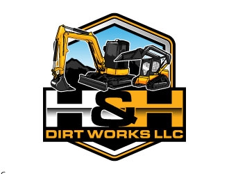 H and H Dirt Works LLC logo design by daywalker