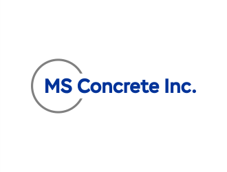 MS Concrete Inc. logo design by Gwerth