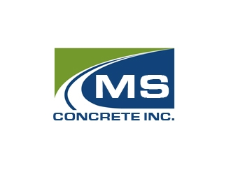 MS Concrete Inc. logo design by gilkkj