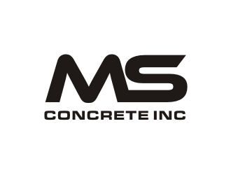 MS Concrete Inc. logo design by Barkah