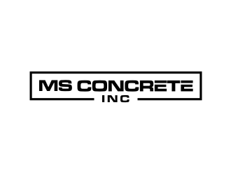 MS Concrete Inc. logo design by Barkah