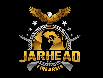 Jarhead Firearms LLC logo design by DreamLogoDesign