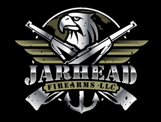 Jarhead Firearms LLC logo design by DreamLogoDesign