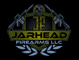 Jarhead Firearms LLC logo design by DreamLogoDesign