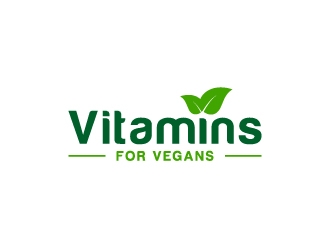 Vitamins for Vegans logo design by BrainStorming