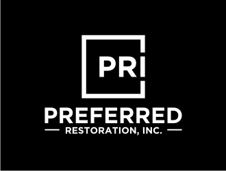 Preferred Restoration, Inc. logo design by hopee