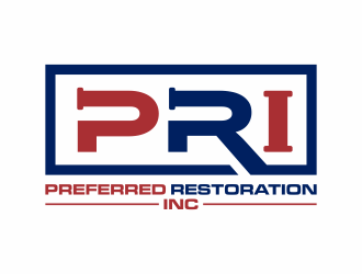 Preferred Restoration, Inc. logo design by hidro