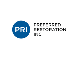 Preferred Restoration, Inc. logo design by bomie