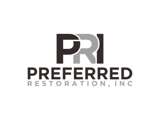 Preferred Restoration, Inc. logo design by agil