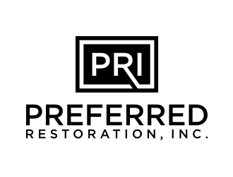 Preferred Restoration, Inc. logo design by puthreeone
