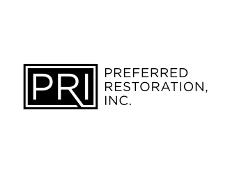 Preferred Restoration, Inc. logo design by KQ5