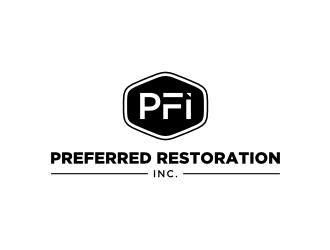 Preferred Restoration, Inc. logo design by GemahRipah