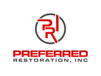 Preferred Restoration, Inc. logo design by Purwoko21