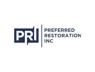 Preferred Restoration, Inc. logo design by Rizqy