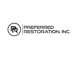 Preferred Restoration, Inc. logo design by Msinur
