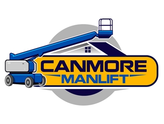 Canmore Manlift Rentals Inc logo design by DreamLogoDesign