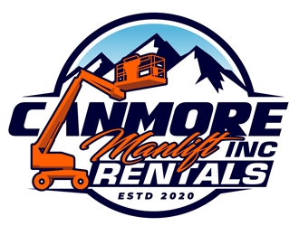 Canmore Manlift Rentals Inc logo design by DreamLogoDesign