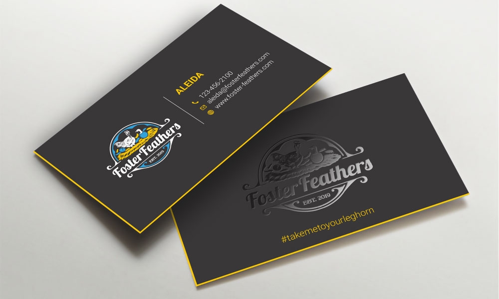 Foster Feathers logo design by Boomstudioz