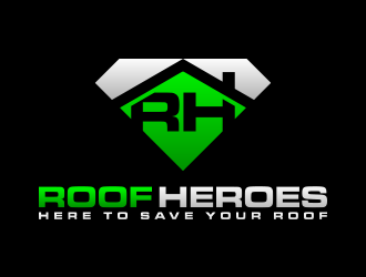 Roof Heros logo design by lexipej