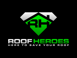 Roof Heros logo design by lexipej