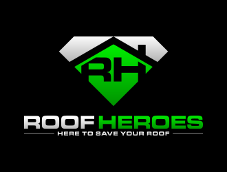 Roof Heros logo design by lexipej