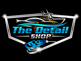 THE DETAIL SHOP  logo design by hidro