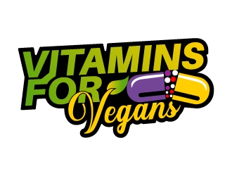 Vitamins for Vegans logo design by MUSANG
