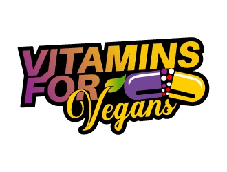 Vitamins for Vegans logo design by MUSANG