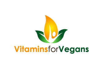 Vitamins for Vegans logo design by Marianne
