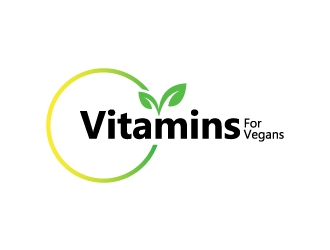 Vitamins for Vegans logo design by harrysvellas