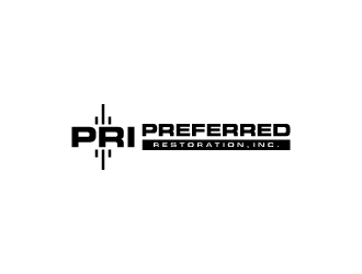 Preferred Restoration, Inc. logo design by wongndeso