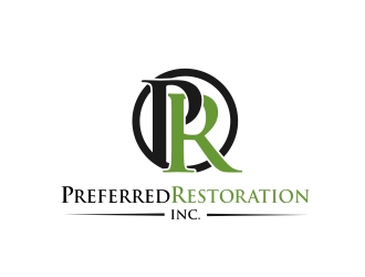 Preferred Restoration, Inc. logo design by aura