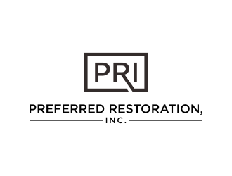 Preferred Restoration, Inc. logo design by valace