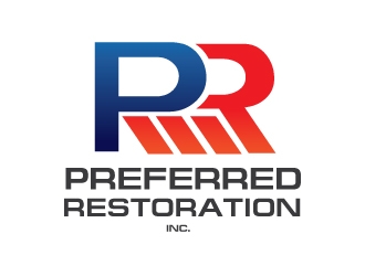 Preferred Restoration, Inc. logo design by KreativeLogos