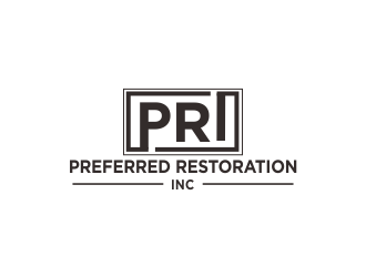 Preferred Restoration, Inc. logo design by Greenlight