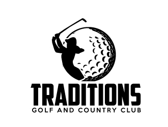 Traditions Golf and Country Club logo design by AamirKhan