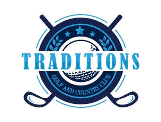 Traditions Golf and Country Club logo design by Shailesh