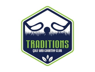 Traditions Golf and Country Club logo design by Shailesh