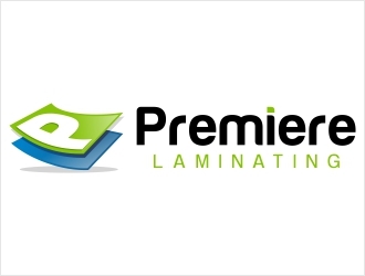 Premiere Laminating logo design by Shabbir
