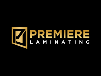 Premiere Laminating logo design by Mahrein